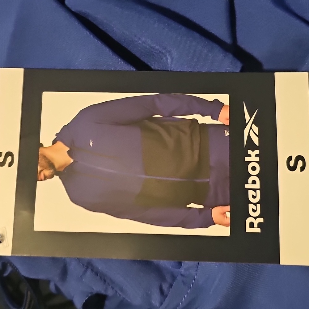 NEW Reebok Mens Full Zip Training Woven Jacket - Picture 7 of 7